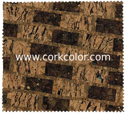 High Quality Nature Cork Fabric/Leather for bag and shoes making with PU backing,waterproof and dust resistance